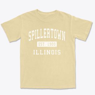 Spillertown Illinois Classic Established Premium Heavyweight T-shirt