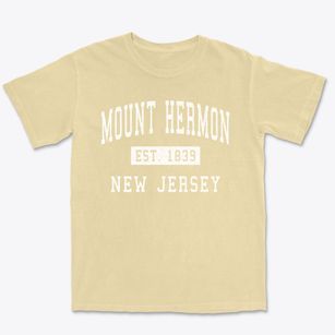 Mount Hermon New Jersey Classic Established Premium Heavyweight T-shirt