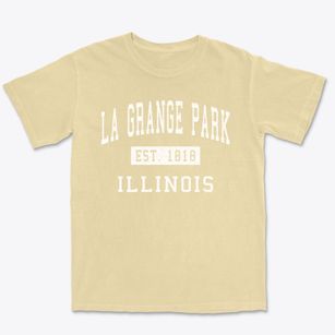 La Grange Park Illinois Classic Established Premium Heavyweight T-shirt