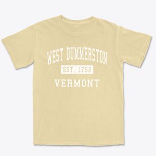 West Dummerston Vermont Classic Established Premium Heavyweight T-shirt