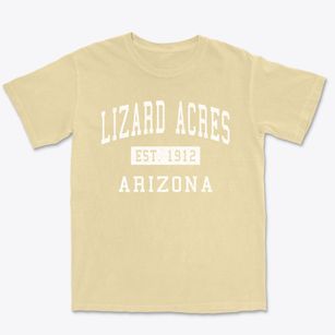 Lizard Acres Arizona Classic Established Premium Heavyweight T-shirt