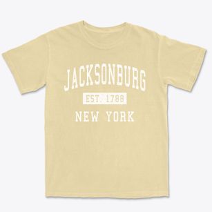 Jacksonburg New York Classic Established Premium Heavyweight T-shirt