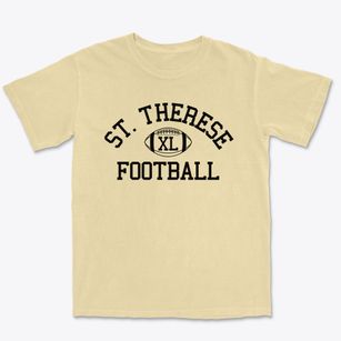 St. Therese Of The Little Child Catholic Classic Football Premium Heavyweight T-shirt