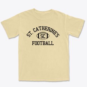 Saint Catherine's School Classic Football Premium Heavyweight T-shirt