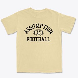 Assumption Catholic School Classic Football Premium Heavyweight T-shirt