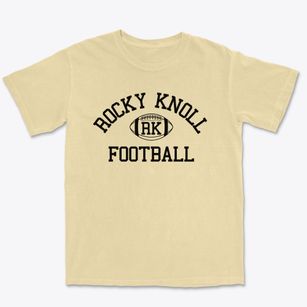 Rocky Knoll Sda School Classic Football Premium Heavyweight T-shirt