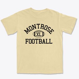 Montrose High School Classic Football Premium Heavyweight T-shirt