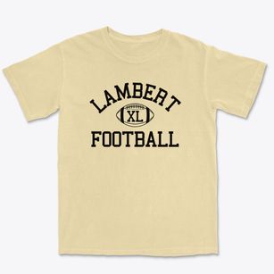 Lambert High School Classic Football Premium Heavyweight T-shirt