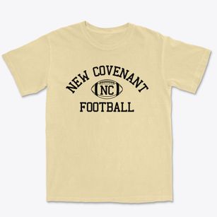 New Covenant School Classic Football Premium Heavyweight T-shirt