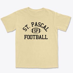 Saint Pascal School Classic Football Premium Heavyweight T-shirt