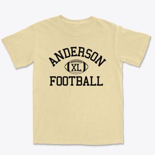Anderson High School Classic Football Premium Heavyweight T-shirt