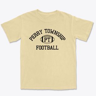 Perry Township Developmental Preschool Classic Football Premium Heavyweight T-shirt