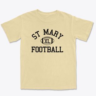 St Mary Parish Classic Football Premium Heavyweight T-shirt