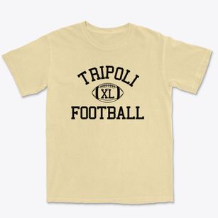 Tripoli Junior & Senior High School Classic Football Premium Heavyweight T-shirt