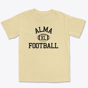 Alma High School Classic Football Premium Heavyweight T-shirt
