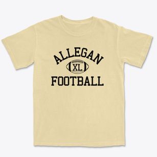 Allegan High School Classic Football Premium Heavyweight T-shirt