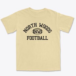 North Woods High School Classic Football Premium Heavyweight T-shirt
