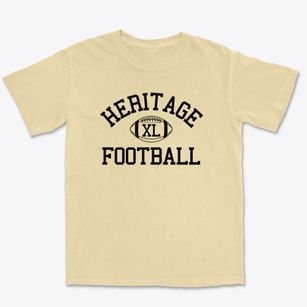 Heritage Academy Classic Football Premium Heavyweight T-shirt