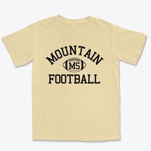 Mountain Shadows School Classic Football Premium Heavyweight T-shirt