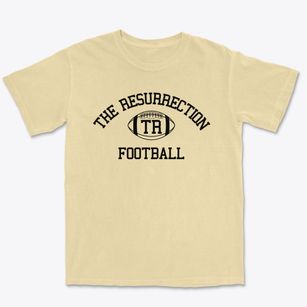 The Resurrection School Classic Football Premium Heavyweight T-shirt