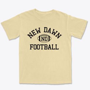 New Dawn Charter High School Classic Football Premium Heavyweight T-shirt