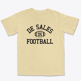 De Sales High School Classic Football Premium Heavyweight T-shirt