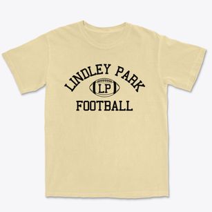 Lindley Park School Classic Football Premium Heavyweight T-shirt