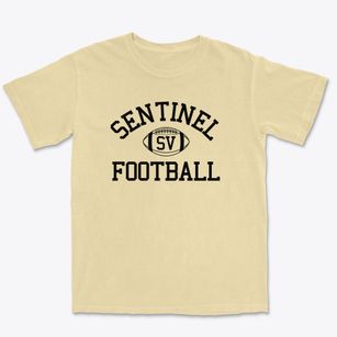 Sentinel Vocational School Classic Football Premium Heavyweight T-shirt