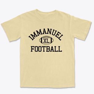 Immanuel Lutheran School Classic Football Premium Heavyweight T-shirt