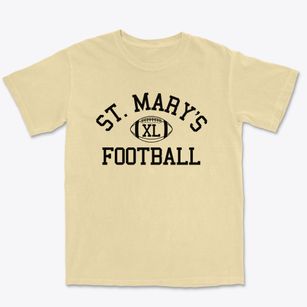 Saint Mary's Catholic School Classic Football Premium Heavyweight T-shirt