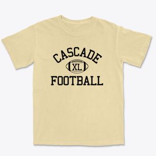 Cascade High School Classic Football Premium Heavyweight T-shirt