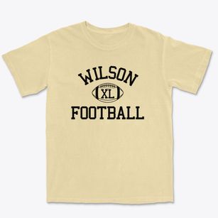 Wilson High School Classic Football Premium Heavyweight T-shirt