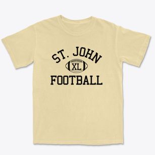 Saint John The Evangelist Catholic Churc Classic Football Premium Heavyweight T-shirt