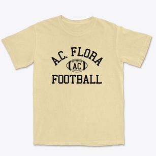 A.c. Flora High School Classic Football Premium Heavyweight T-shirt