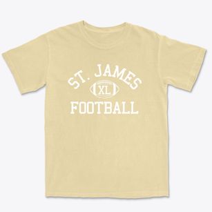 Saint James Lutheran School Classic Football Premium Heavyweight T-shirt
