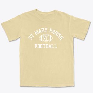 St Mary Parish Classic Football Premium Heavyweight T-shirt