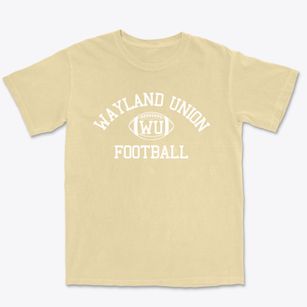 Wayland Union High School Classic Football Premium Heavyweight T-shirt