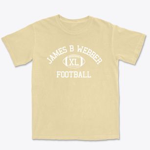 James B Webber School Classic Football Premium Heavyweight T-shirt