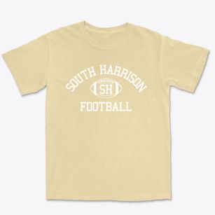 South Harrison High School Classic Football Premium Heavyweight T-shirt