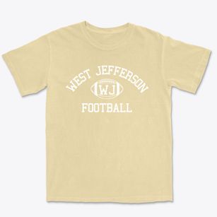 West Jefferson High School Classic Football Premium Heavyweight T-shirt