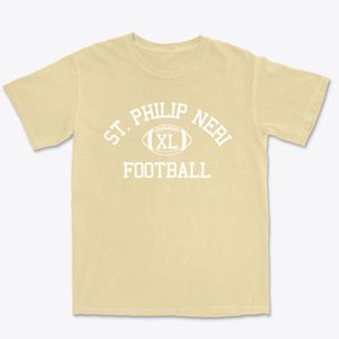 Saint Philip Neri Regional School Classic Football Premium Heavyweight T-shirt