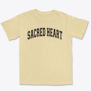Sacred Heart School Varsity Arch Premium Heavyweight T-shirt