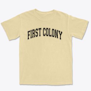 First Colony Middle School Varsity Arch Premium Heavyweight T-shirt