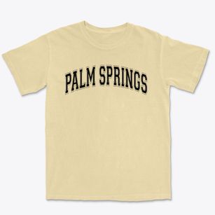 Palm Springs High School Varsity Arch Premium Heavyweight T-shirt
