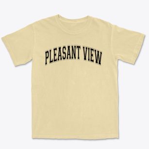 Pleasant View Elementary School Varsity Arch Premium Heavyweight T-shirt