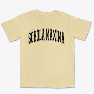 Schola Maxima Varsity Arch Premium Heavyweight T-shirt