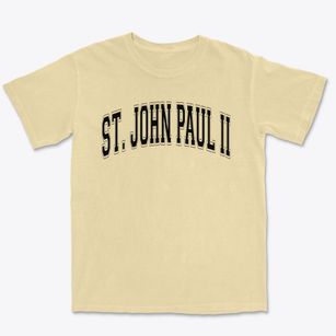 St. John Paul Ii Catholic High School Varsity Arch Premium Heavyweight T-shirt