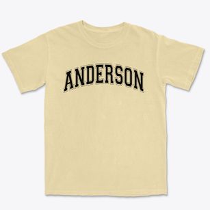 Anderson Elementary School Varsity Arch Premium Heavyweight T-shirt