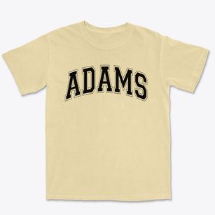 Adams Elementary School Varsity Arch Premium Heavyweight T-shirt