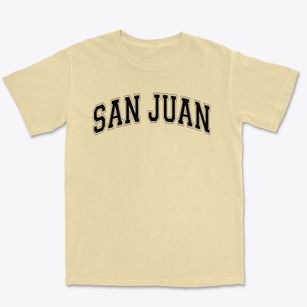 San Juan Basin Technical School Varsity Arch Premium Heavyweight T-shirt